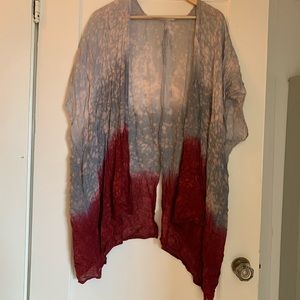 Light Weight Kimono Tie Dye Jacket